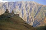 This view of Georgia's Tsminda Sameba Church is unforgettable. Photo: Peter Guttman