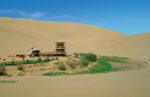Crescent Moon Lake near Dunhuang, China. Photo credit: China National Tourist Office