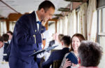 On board the Golden Eagle Danube Express private train