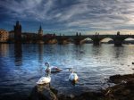 Eerie sunrise over the Charles Bridge, Prague. Photo credit: Max Sjöblom