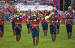 Opening ceremonies of the Naadam Festival. Photo credit: Helge Pedersen.