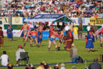 Mongolian wrestling is a highlight at the Naadam Festival in Ulaanbaatar. Photo credit: Helge Pedersen