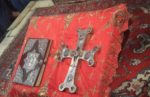 A metal cross in the Caucasus. Photo credit: Inga Belova