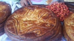 Beautifully decorated loaves of Armenian sweet bread called gata. Photo credit: Anya von Bremzen