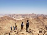 Hiking on Umm al Dani, Jordan's highest peak, in Wadi Rum. Photo credit: Experience Jordan