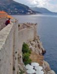 Sections of Dubrovnik's ancient walls are a dizzying 80 feet tall. Photo credit: Lisa Peterson