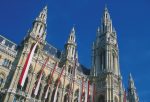 The towering spires of Vienna’s 19th-century town hall, the Rathaus. Photo credit: Österreich Werbung / Wiesenhofer