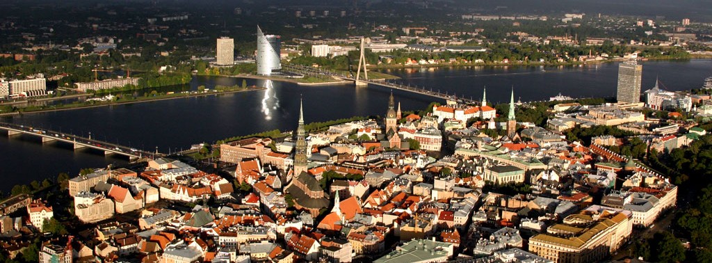 Aerial view of Riga, Latvia. Photo credit: Vita Balckare