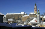 Cesky Krumlov Castle in winter. Photo credit: Czechtourism
