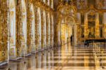 Golden splendor of Catherine Palace near St. Petersburg, Russia. Photo credit: Jonathan Irish