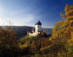 Karlštejn Castle, a large Gothic fortress founded in 1348 by Charles IV, King of Bohemia. Czech Republic. Photo credit: Czechtourism