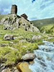 A Tushetian Watchtower (Georgia, South Caucasus). Photo credit: Michel Behar