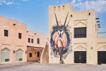 An Oryx Mural in the Katara Cultural Village