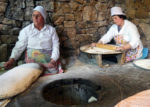 Making lavash, Armenian flatbread. Photo credit: Martin Klimenta