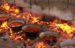 Cooking over the fire in Baranja, Croatia. Photo credit: Croatian National Tourist Board
