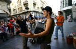 Street musicians on Belgrade’s Knez Mihailova. Photo credit: Dragan Bosnic, Branko Jovanovic, Srdjan Veljovic, NTOS archive