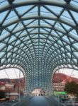 Iconic Bridge of Peace in Tbilisi, Georgia. Photo credit: Jered Gorman