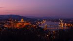 A sunset view of beautiful Budapest