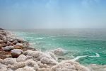 Salt deposits along the Dead Sea. Photo credit: Jordan Tourism Board