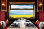 Dining car on the Silk Road Express. Photo credit: Golden Eagle Luxury Trains