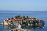 View of Sveti Stefan and the Adriatic Sea in Montenegro. Photo credit: Joanna Millick