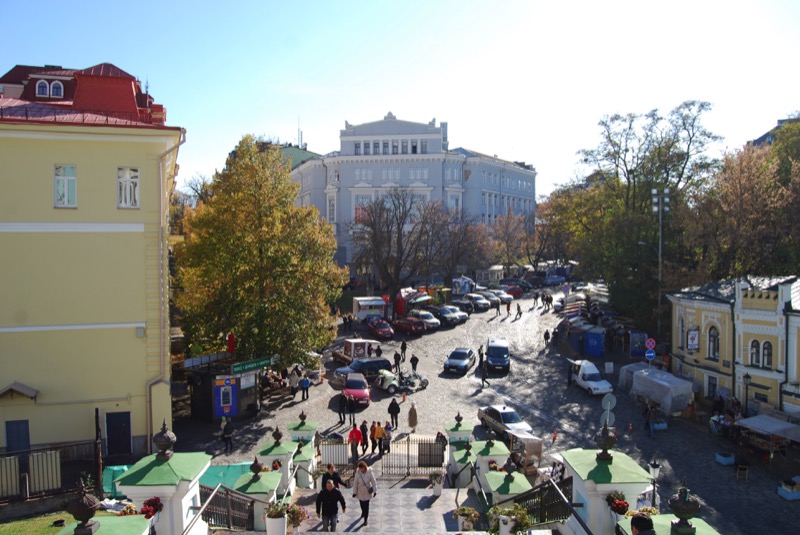 Andreyevsky Uzviz — also known as Andrew’s Descent — is one of Kiev’s most charming thoroughfares. Photo credit: Jered Gorman