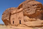 Nabataean rock tombs of Hegra (Madain Saleh) near Al Ula, Saudi Arabia. Photo credit: Douglas Grimes
