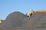 MIR handled logistics for professional videographers to shoot atop ancient mosques in Bukhara, Uzbekistan. Photo credit: Douglas Grimes