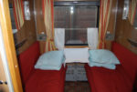 Sample First Class Cabin aboard a regularly scheduled Russian Railways train. Photo credit: Douglas Grimes