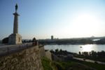 Sunset view from Belgrade’s Kalemegdan Fortress over the Danube River. Photo credit: Peter Guttman