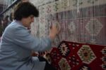 Carpet making in Albania. Photo credit: Peter Guttman