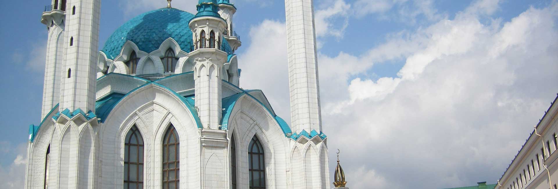 Kul Sharif Mosque in Kazan, Russia's largest mosque. Photo credit: Douglas Grimes