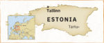 Estonia Country Map