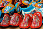 Handmade Kyrgyz felt shoes. Photo credit: Vlad Ushakov