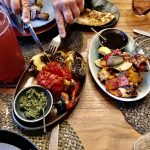 A small part of a rustic feast. Photo credit: Michel Behar