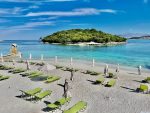 Sandy beach resort in southern Albania. Photo credit: Michel Behar