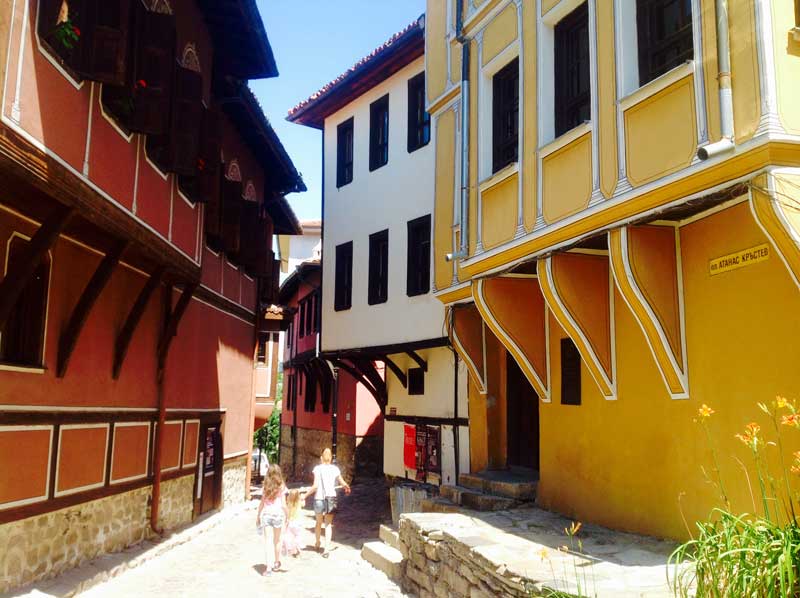 Wandering the winding streets of Old Town Plovdiv, Bulgaria. Photo credit: Michel Behar