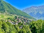 The iconic watchtowers of Svaneti, in the high mountains of northern Georgia. Photo credit: Michel Behar