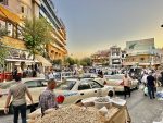 A bustling street scene in Erbil. Photo credit: Michel Behar
