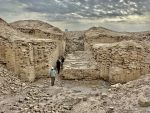 MIR travelers exploring the Sumerian city of Uruk, which dates back at least 7,000 years. Photo credit: Michel Behar