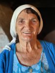 Local woman in Albania. Photo credit: Michel Behar