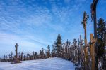 Hill of Crosses in winter splendor. Photo credit: Kestutis Ambrozaitis