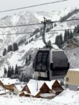 Ride the gondola to the mountaintop at the Chimbulak Ski Resort near Almaty, Kazakhstan. Photo credit: Jessica Clark