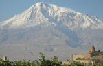 Mt. Ararat, seen from Armenia. Photo credit: Devin Connolly
