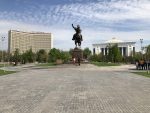 Amir Timur Square in central Tashkent.