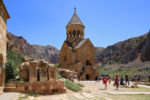 St. Astvatsatsin Church is part of the 13th-century Noravank Monastery complex, built above a winding gorge. Photo credit: Ann Schneider