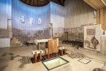 Inside the Memorial Church of Moses on Mount Nebo. Photo credit: Jordan Tourism Board
