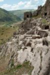 Ancient Vardzia Cave Monastery site in Georgia. James Carnehan
