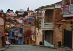 Traditional Georgian architecture in beautiful Signagi.