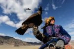 Golden eagle hunter in Mongolia. Photo credit: Jeremy Woodhouse